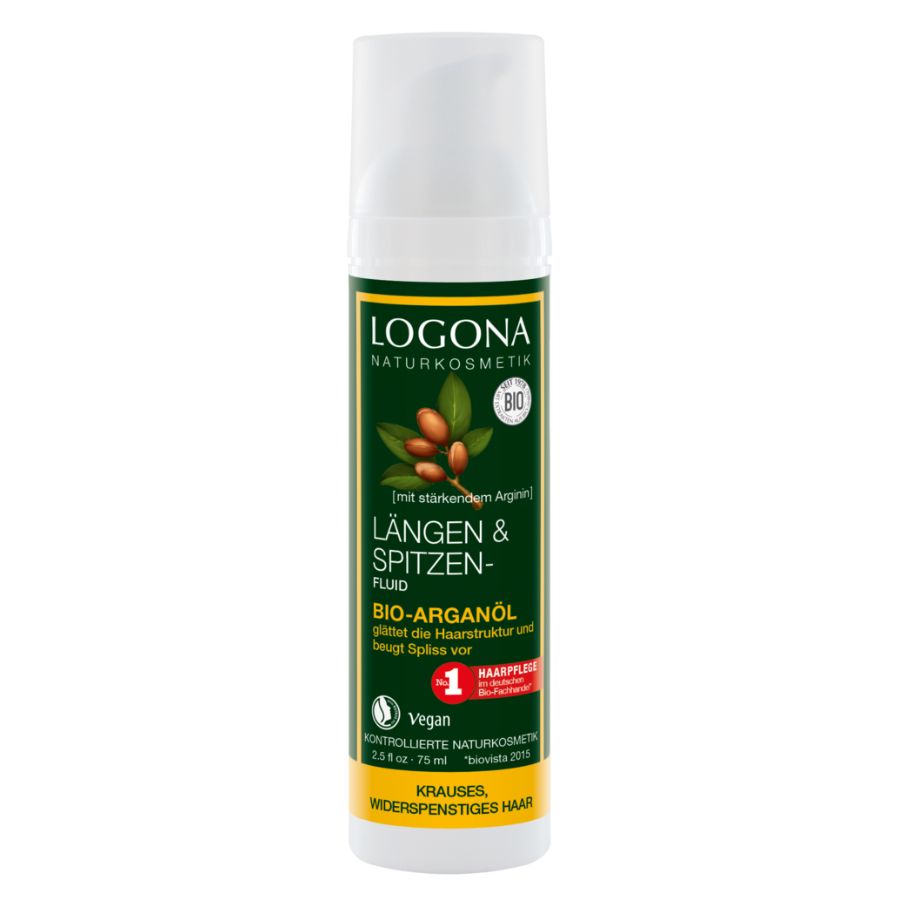 Logona Längen- und Spitzenfluid Bio-Arganöl, 75ml