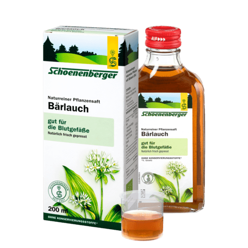 Schoenenberger Bärlauch, Naturreiner Pflanzensaft (Bio) 200ml