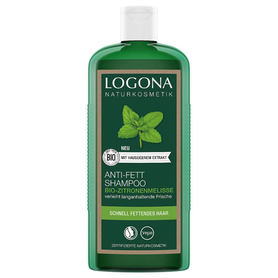 Logona Anti-Fett Shampoo Bio-Zitronenmelisse, 250ml