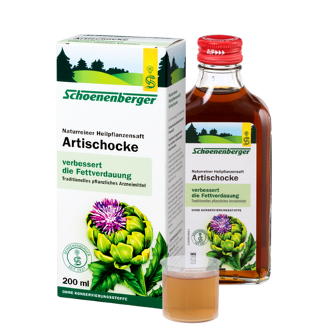 Schoenenberger Artischocke, Naturreiner Heilpflanzensaft 200ml