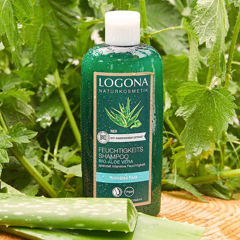 Logona Moisturizing Shampoo Organic Aloe Vera, 250 ml
