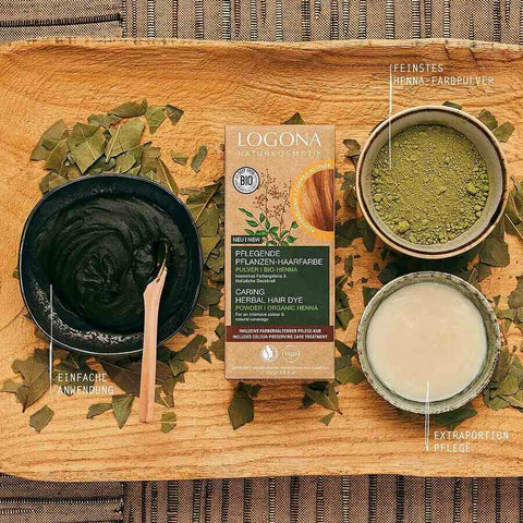 Logona Herbal Hair Color Powder Copper Blonde Organic 100g