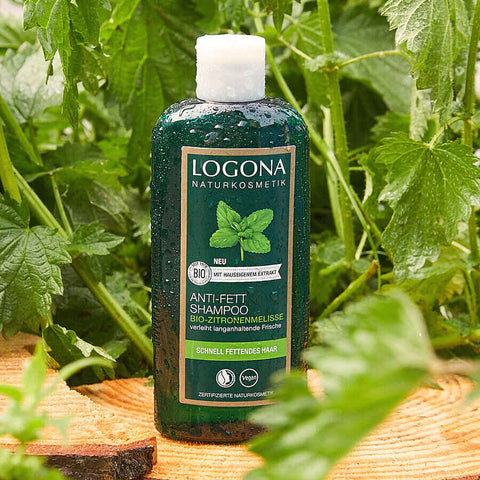 Logona Anti-Fat Shampoo Organic Lemon Balm, 250ml