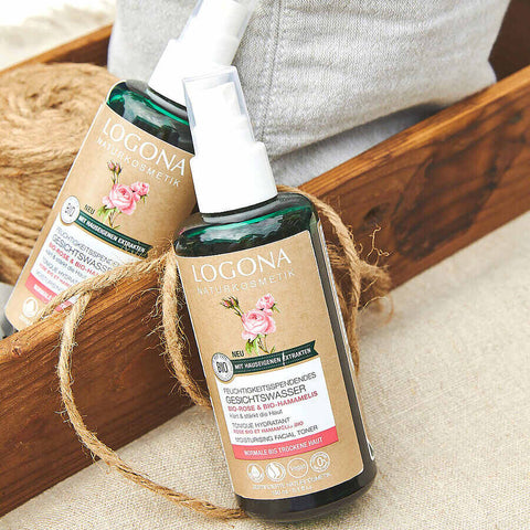 Logona Moisturizing Facial Toner Organic Rose &amp; Organic Witch Hazel 150ml