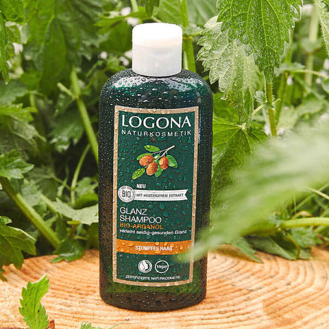 Logona Shine Shampoo Organic Argan Oil, 250ml