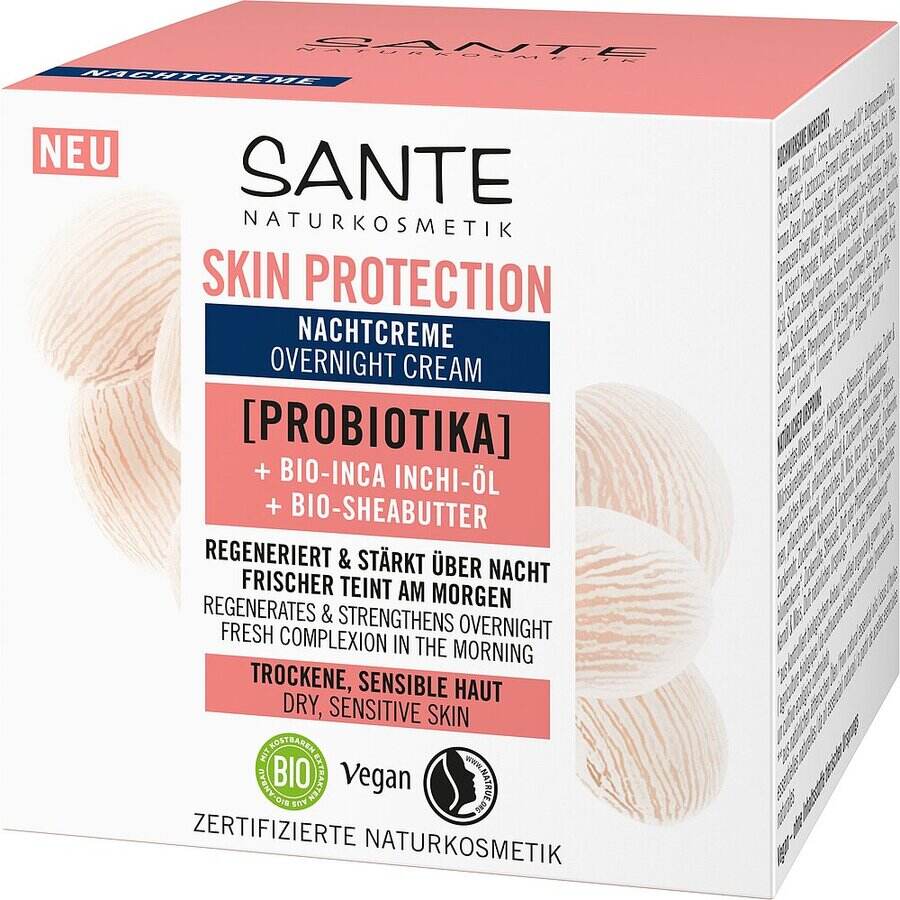 Sante Naturkosmetik Skin Protection Nachtcreme Bio 50ml