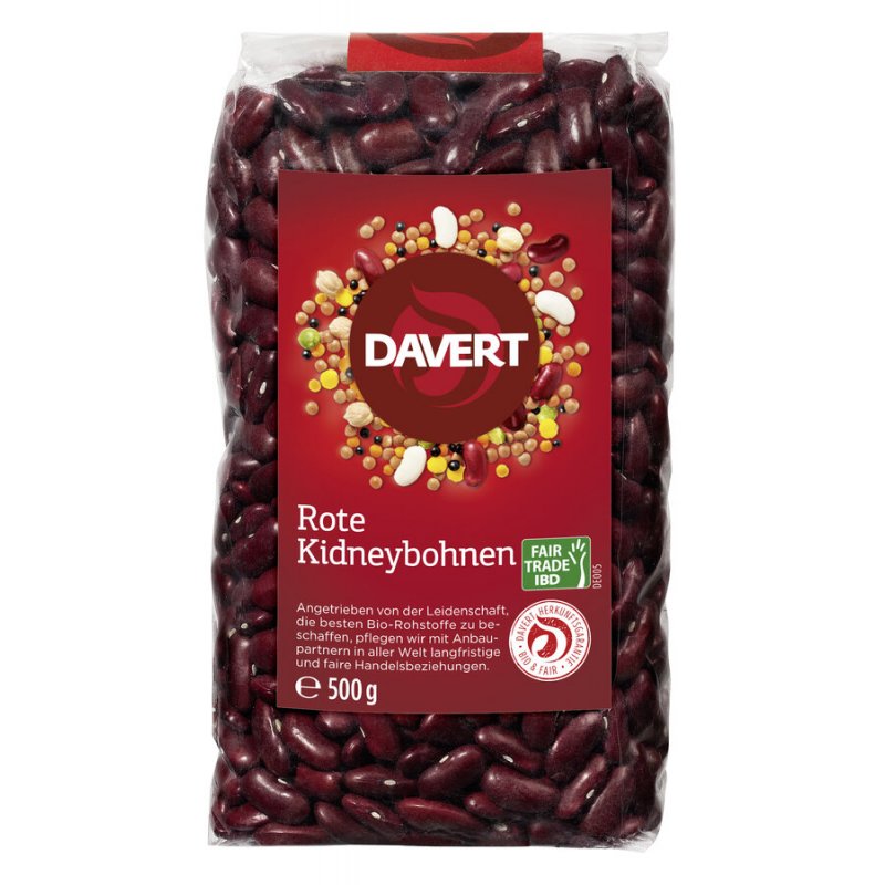 Davert Rote Kidneybohnen Bio 500g