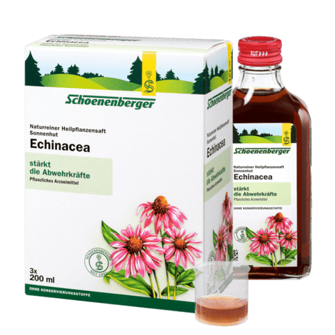 Schoenenberger Echinacea, Naturreiner Heilpflanzensaft 3X200ml MHD 29.06.2026