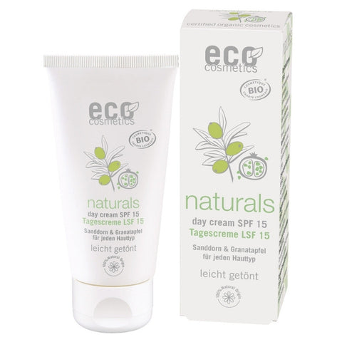 Eco cosmetics Gesichtscreme LSF 15 getönt Bio 50ml