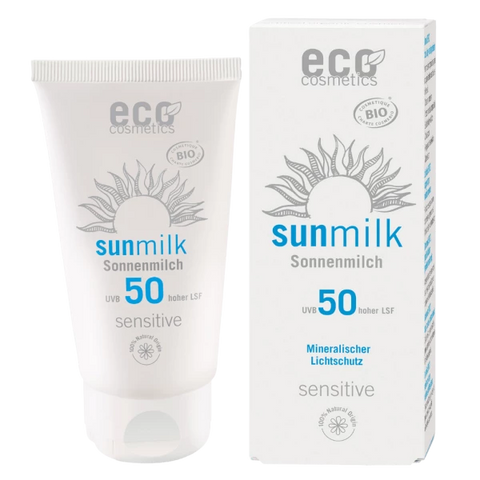 Eco cosmetics ECO Sonnenmilch Sensitive wasserfest LSF 50 Bio 75ml
