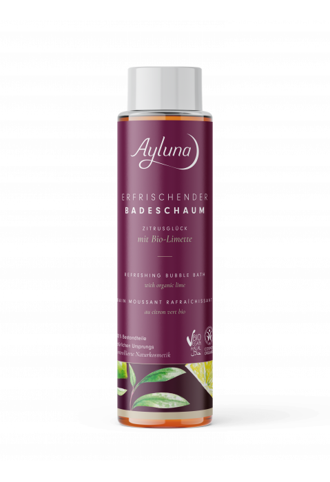 Ayluna Citrus Happiness - Refreshing Bath Foam with Organic Lime Organic 400ml 