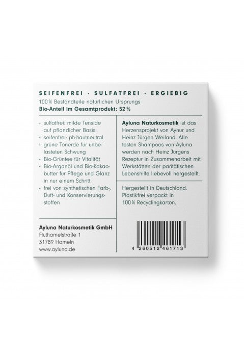 Ayluna Solid Shampoo For Every Day Organic 60g 