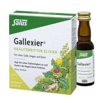 Salus Gallexier Kräuterbitter Elixier 1 Pck à 3 x 20 ml = 60 ml