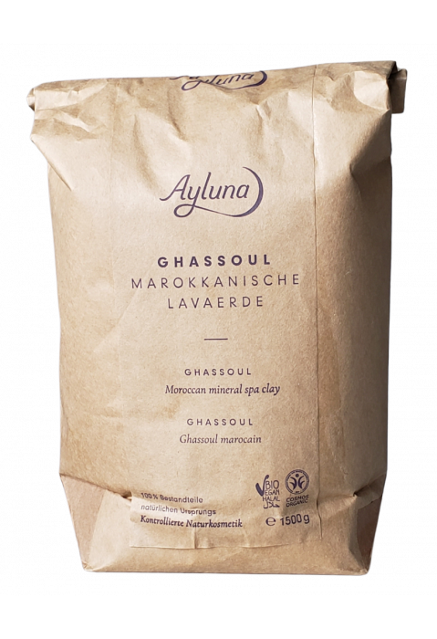 Ayluna Ghassoul – Moroccan lava clay for traditional cleansing 1500 g 
