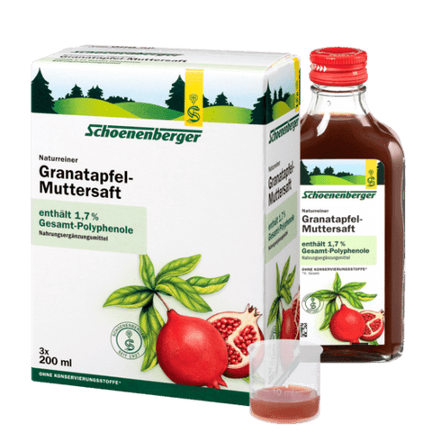 Schoenenberger Granatapfel-Muttersaft, Naturrein (Bio) 3X200ml