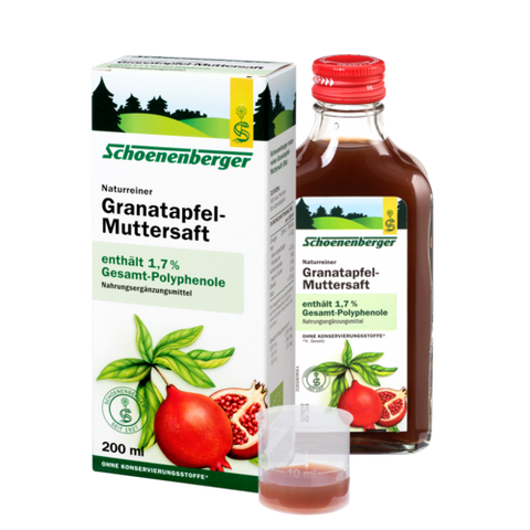 Schoenenberger Granatapfel-Muttersaft, Naturrein (Bio) 200ml