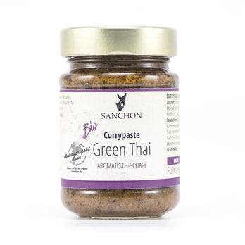Sanchon Green Thai Curry Paste 190 g organic 
