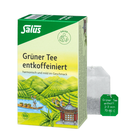 Salus Grüner Tee Bio 15 Filterbeutel entcoffeiniert