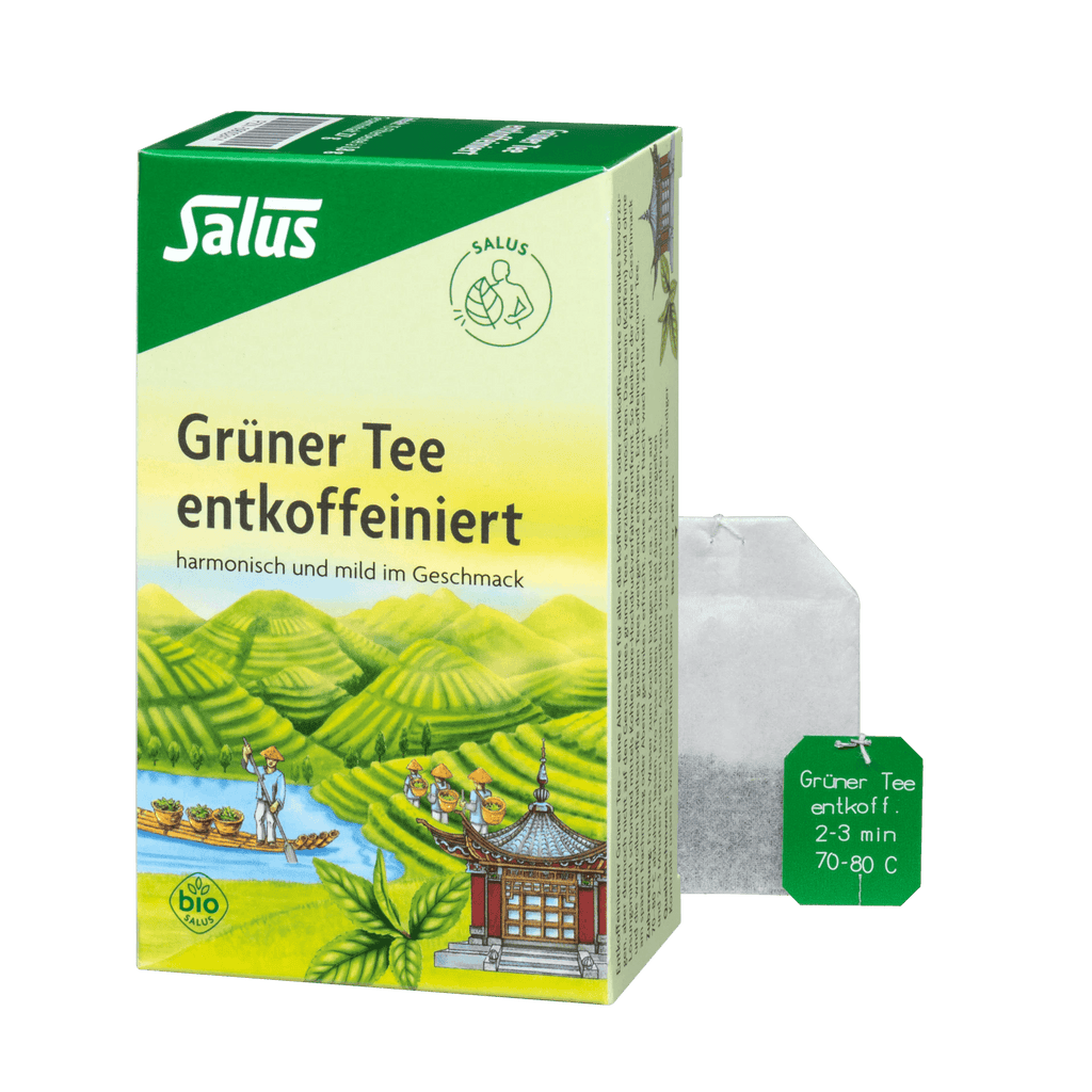 Salus Grüner Tee Bio 15 Filterbeutel entcoffeiniert