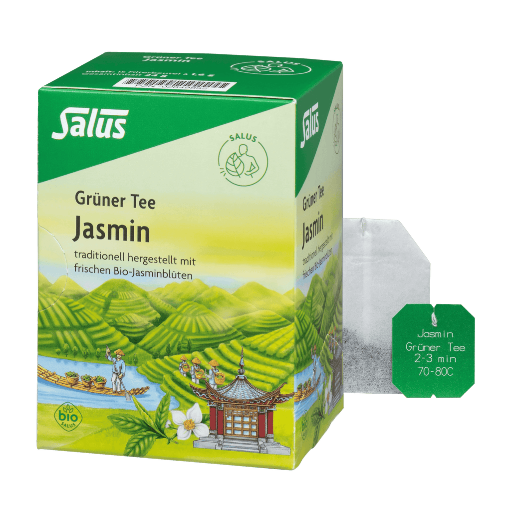 Salus Grüner Tee Jasmin Bio 15 Filterbeutel