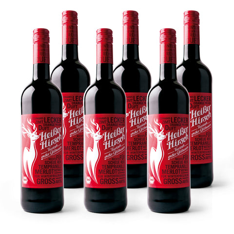 Hot deer organic mulled wine red (0.75l)