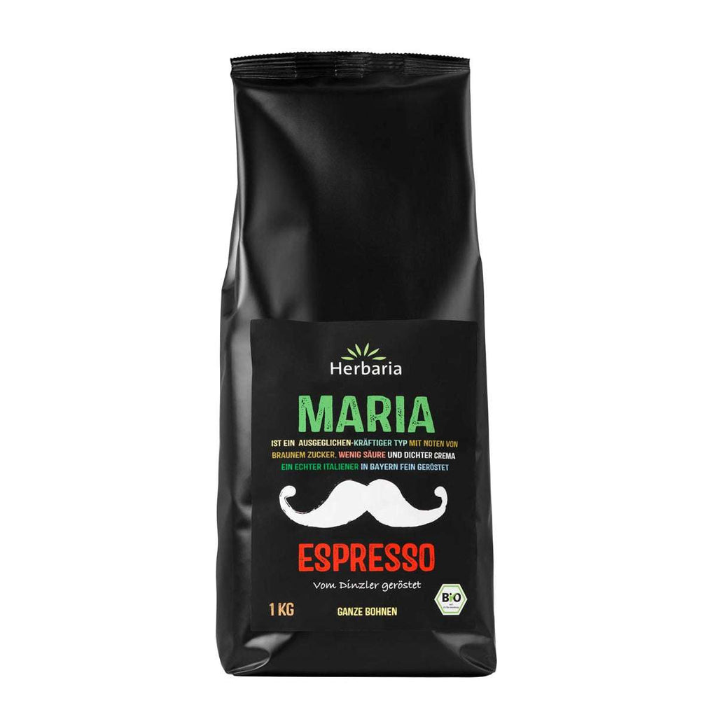 Herbaria Maria Espresso,ganze Bohnen Bio 1Kg
