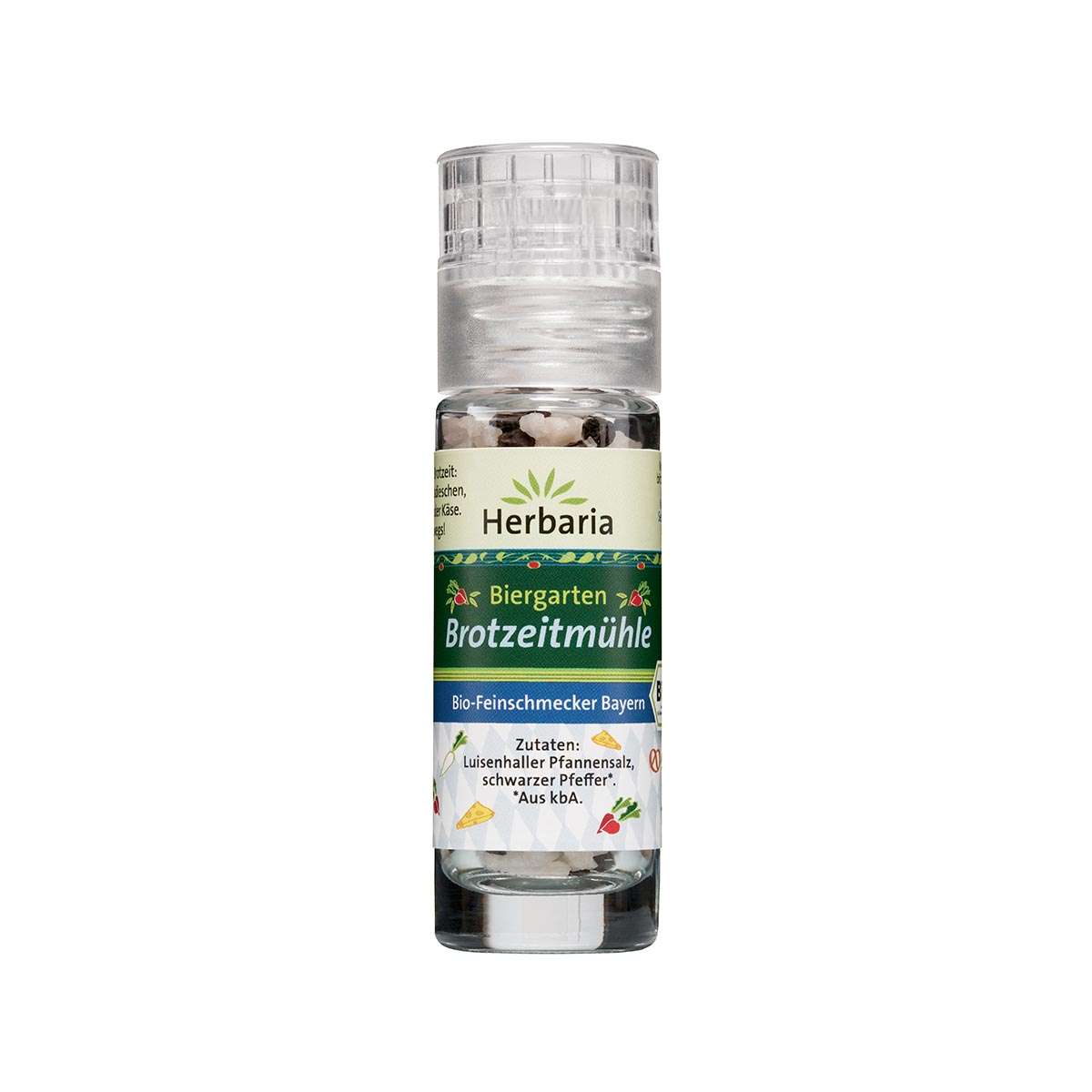 Herbaria Biergarten Brotzeitmühle Salz & Pfeffer Bio 16 g – Auwald Bio