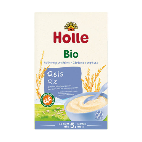 Holle Bio-Babybrei Vollkorn-Reisflocken (3er Pack)