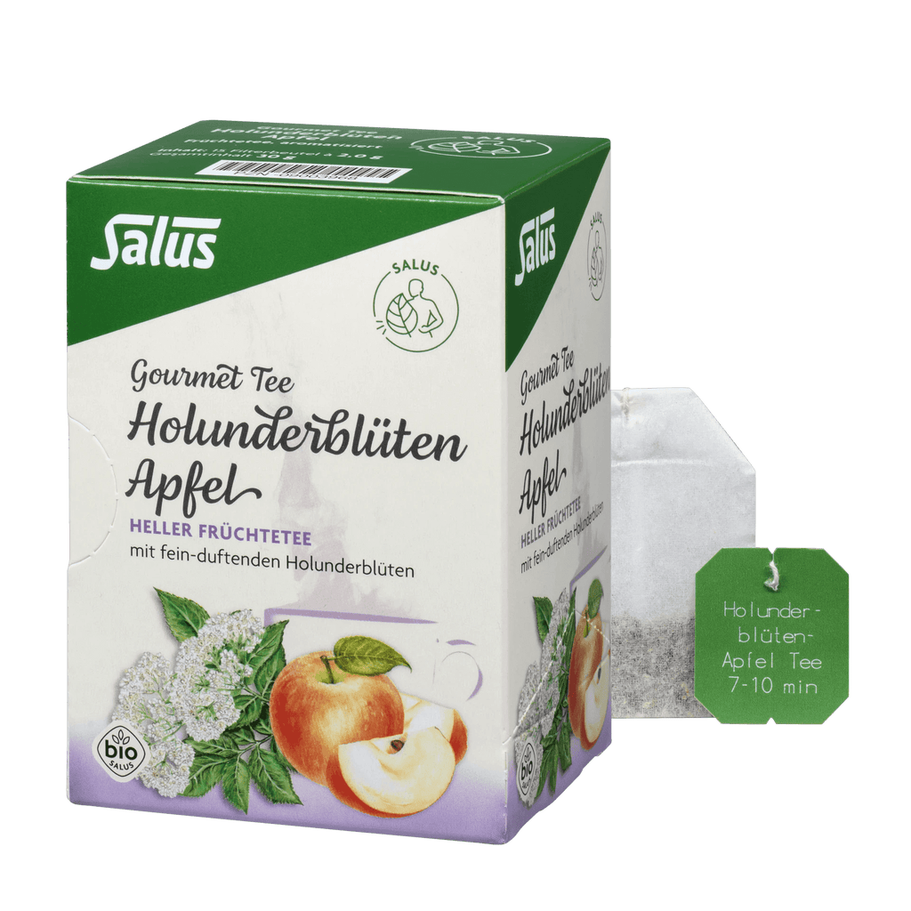 Salus Gourmet Holunderblüten Apfel Tee Bio 15 Filterbeutel
