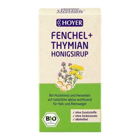 HOYER Fenchel + Thymian Honigsirup 250g