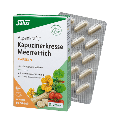 Salus Alpenkraft Kapuzinerkresse-Meerrettich 30 Kapseln Bio