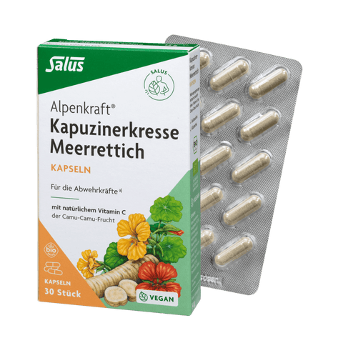 Salus Alpenkraft Kapuzinerkresse-Meerrettich 30 Kapseln Bio