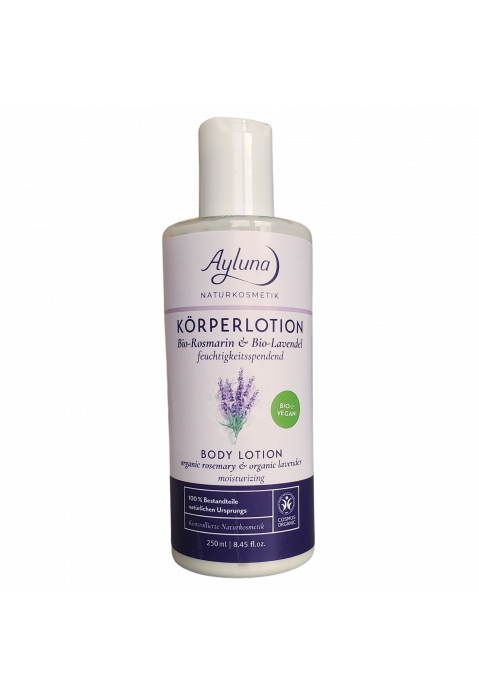 Ayluna Body Lotion Organic Rosemary &amp; Organic Lavender Moisturizing Organic 250ml 