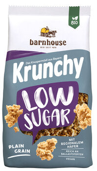 Barnhouse Bio Krunchy Low Sugar Plain Grain 375g