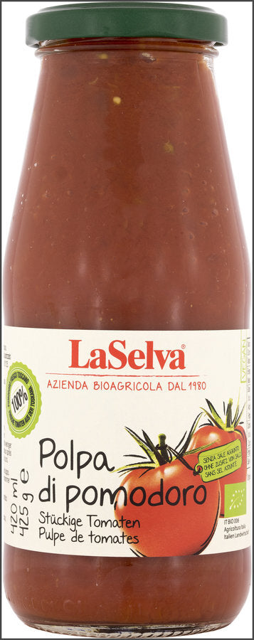 LaSelva Tomato Polpa 425 g organic