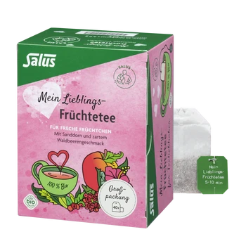 Salus Mein Lieblingsfrüchtetee 40 Filterbeutel Bio Extra Mild