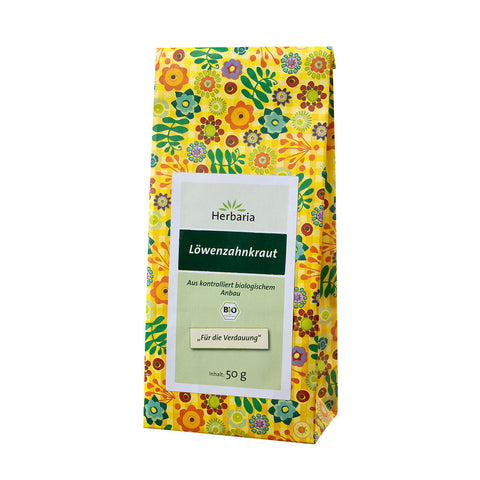 Herbaria Löwenzahnkraut 50g Bio - für die Verdauung / Wohlbefinden