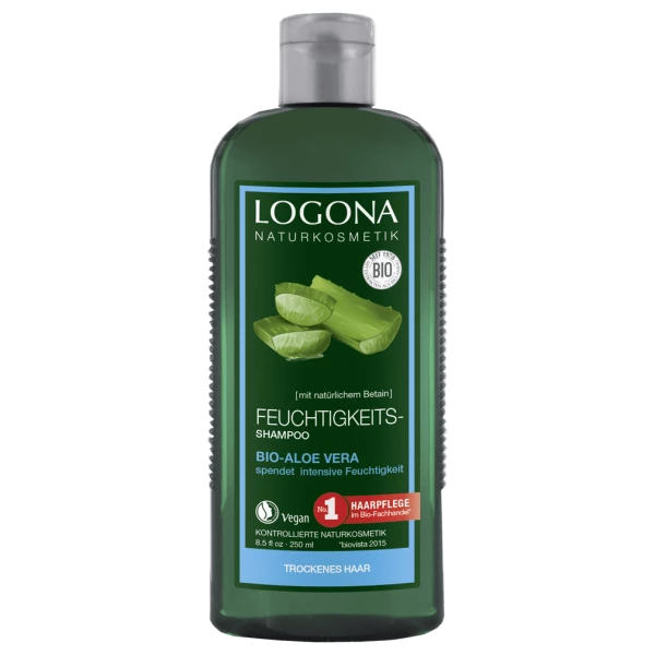 Logona Feuchtigkeits-Shampoo Bio-Aloe-Vera, 250 ml