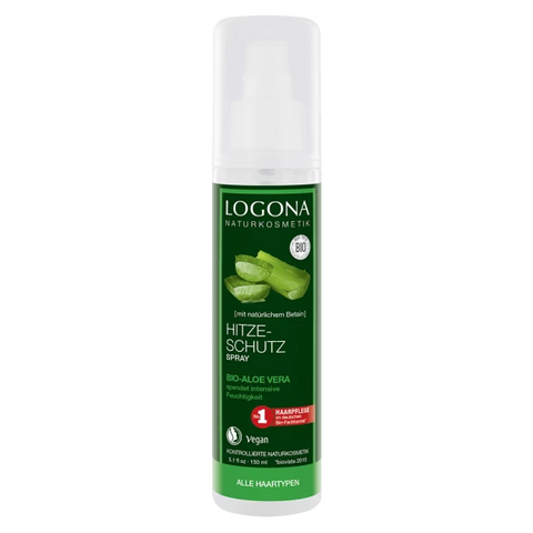 Logona Heat Protection Spray Organic Aloe, 150ml