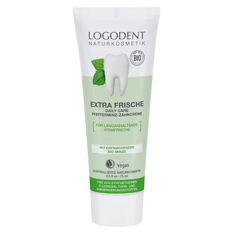 Logona Extra Fresh daily care Peppermint Toothpaste Organic 75ml