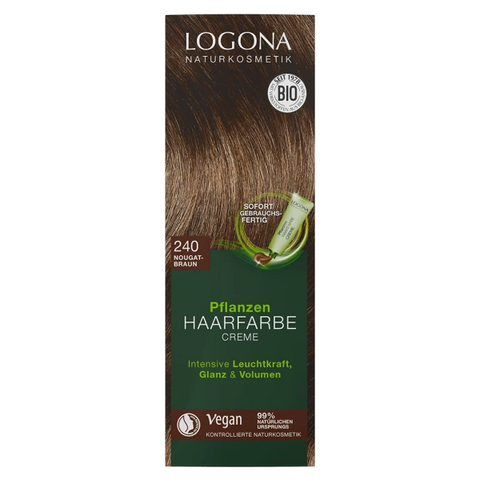 Logona Pflanzen - Haarfarbe Creme 240 Nougatbraun Bio 150ml