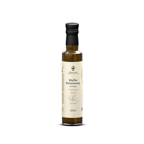 Ölkännchen Weißer Balsamessig mit Honig aus Roditis, 5% Säure, Peloponnes GR Bio, 250 ml