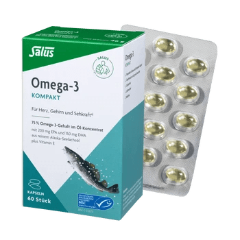 Salus Omega-3 mit Lachsöl, Kapseln 60Kps