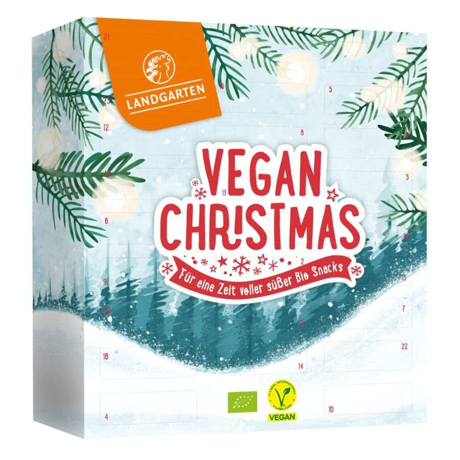 Landgarten Adventkalender Bio Schoko vegan 2024