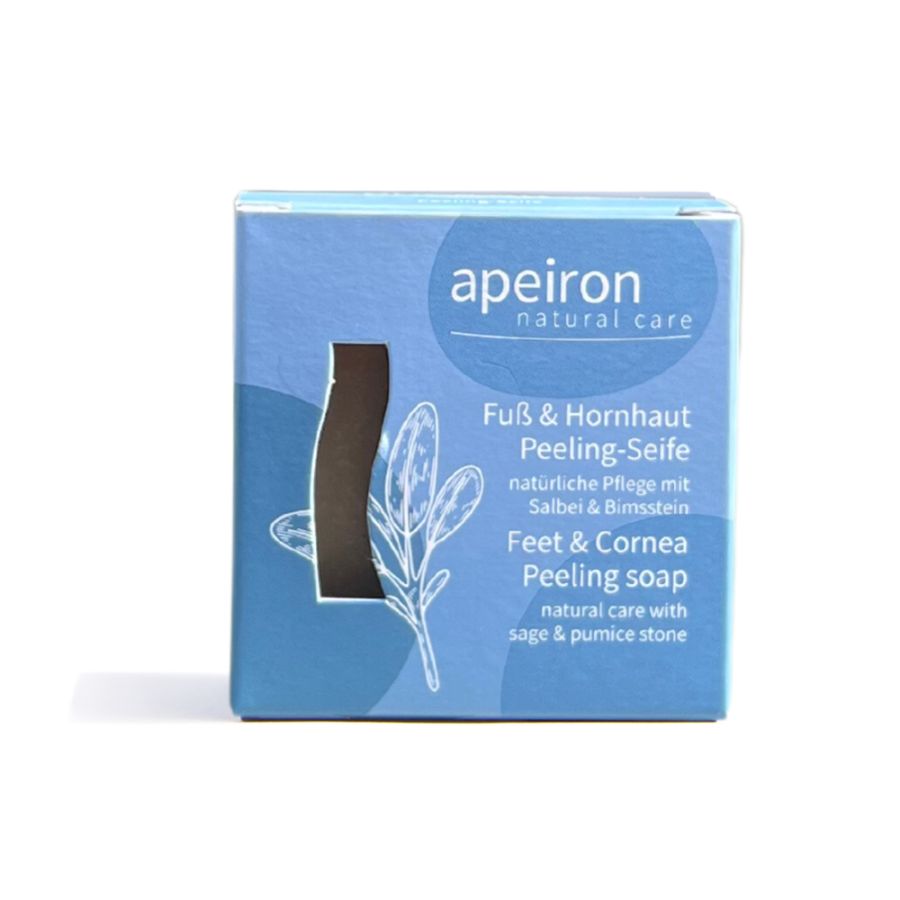 apeiron Fuß & Hornhaut Peeling Seife Bio 100g