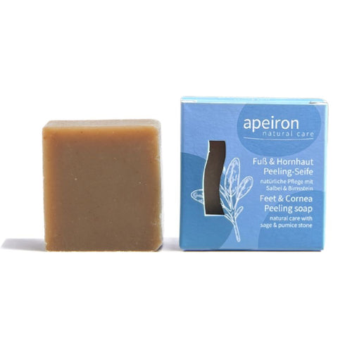 apeiron Fuß & Hornhaut Peeling Seife Bio 100g