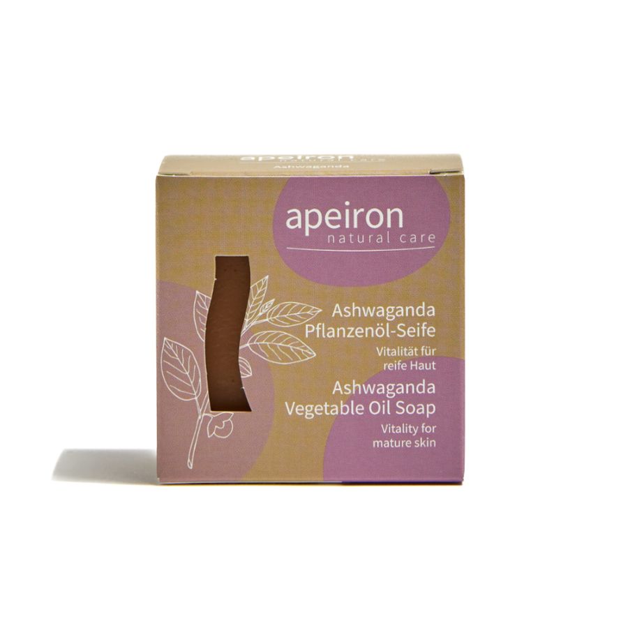 apeiron Pflanzenöl-Seife ASHWAGANDA Bio 100g