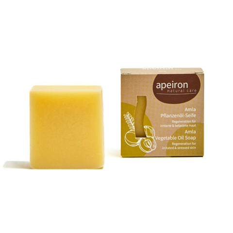 Apeiron Herbal Oil Soap Amla Organic – Regeneration for Skin, Organic 100g