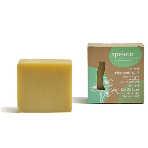 apeiron vegetable oil soap Brahmi Bio 100g - relaxation for dry skin