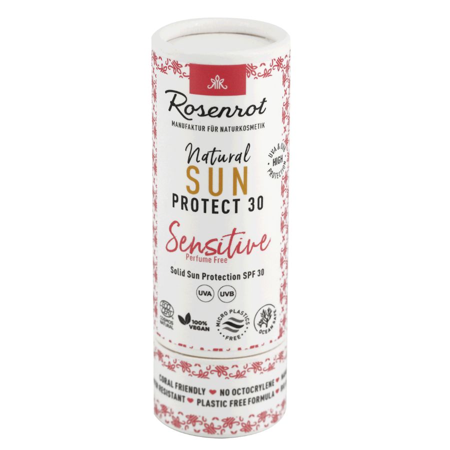 Rosenrot Sun Stick LSF 30 Sensitiv Parfüm Frei wasserfest Bio 50g